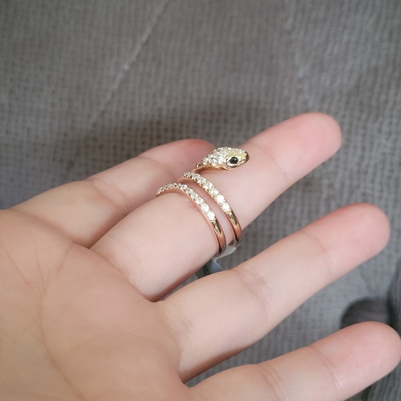 bleu💙 sage Gold💛 Serpent🐍 Ring💍 - NWT - Picture 3 of 16